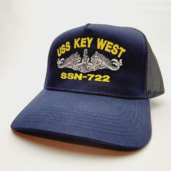 USS KEY WEST SSN-722 Direct Embroidered Baseball Hat - Picture 2 of 4